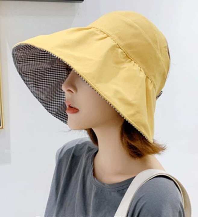 [리플리히] 돌돌이모자 와이드 챙넓은모자 자외선차단썬캡 플로피햇 여름여자모자 휴가지 밀짚 - 상세 이미지 3