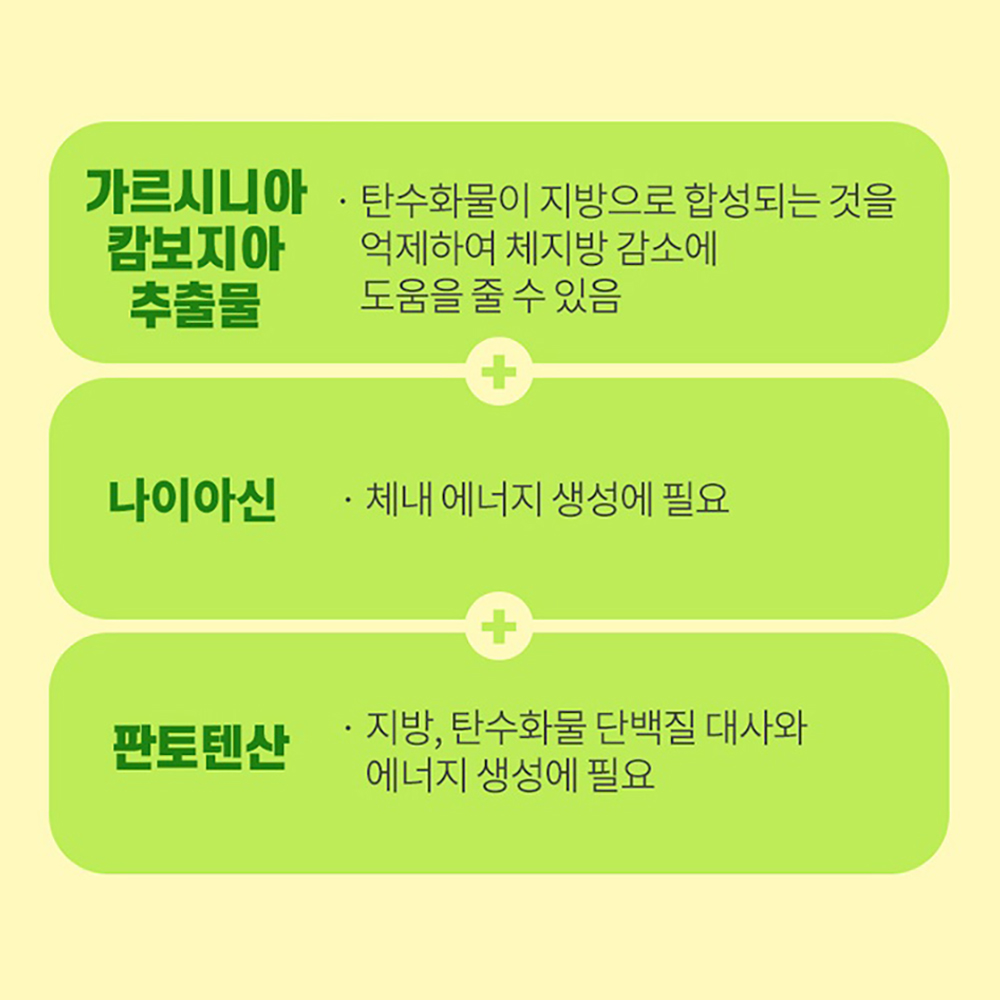3+3 가르니시아 물에 타먹는 발포 다이어트 수용성 가르시니아 나이아신 판토텐산 레몬맛 - 상세 이미지 4