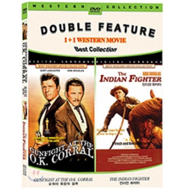 [DVD] OK 목장의 결투 & 인디언 화이터 / 버트 랭캐스터,Kirk Douglas : 예스24