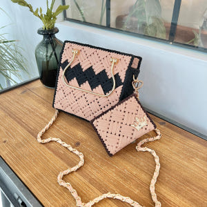 도두리 DIY 네트공예 토트백 코바늘 가방뜨기 망스티치 손뜨개질 패키기 ... 솔직 후기 | 실제 배치 사진 포함 - 상품 이미지 1