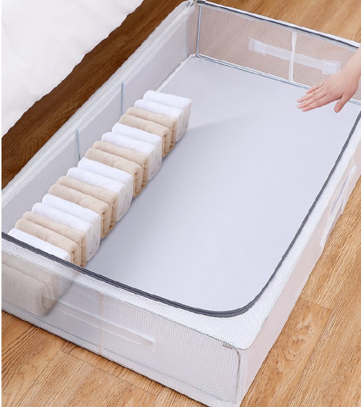이불 정리함 언더베드 리빙박스 가방 파우치 침대밑수납 이불장 30L 이미지 7