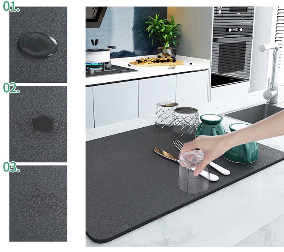 식기 건조대 코스트코 이케아 매트 설거지 싱크대 그릇 패드 중형