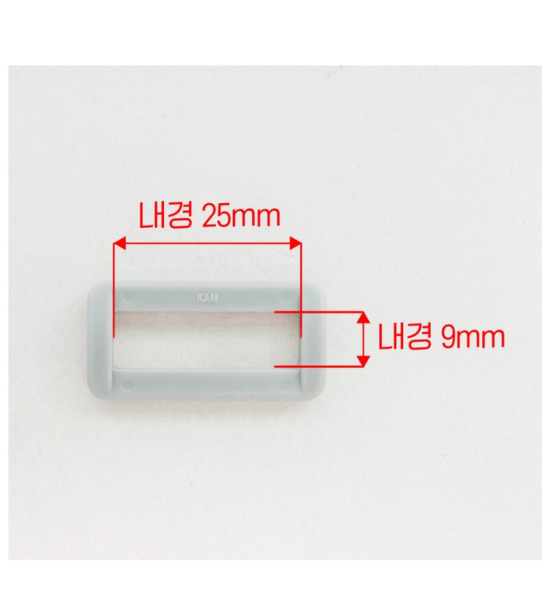 25mm 플라스틱 컬러 사각링 (4개) 이미지 7