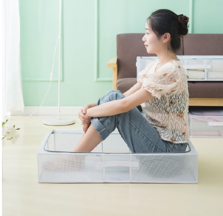 이불 정리함 언더베드 리빙박스 가방 파우치 침대밑수납 이불장 30L 이미지 8