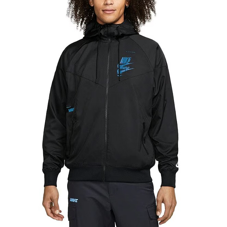 [라스트사이즈 세일] 나이키 NSW 에센셜 플러스 윈드러너 자켓 DM6868-010 남자 후드 바람막이 2XL Only - 상세 이미지 2