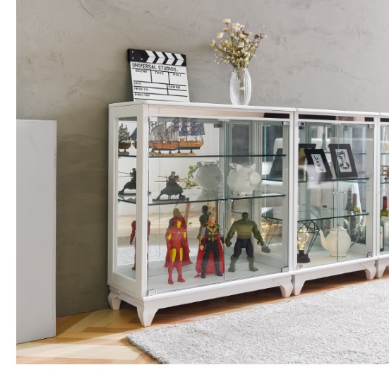 인테리어 장식장 유리 장식장 유리장 술 양주 진열장 낮은 장식장