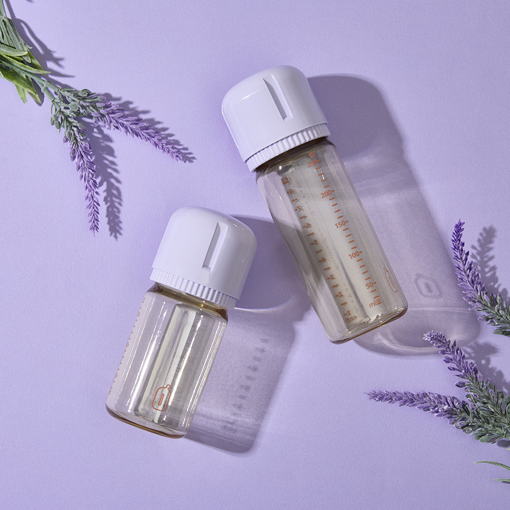 이지케어PPSU 젖병 170ml (노꼭지) 라벤더 3p - 상세 이미지 2