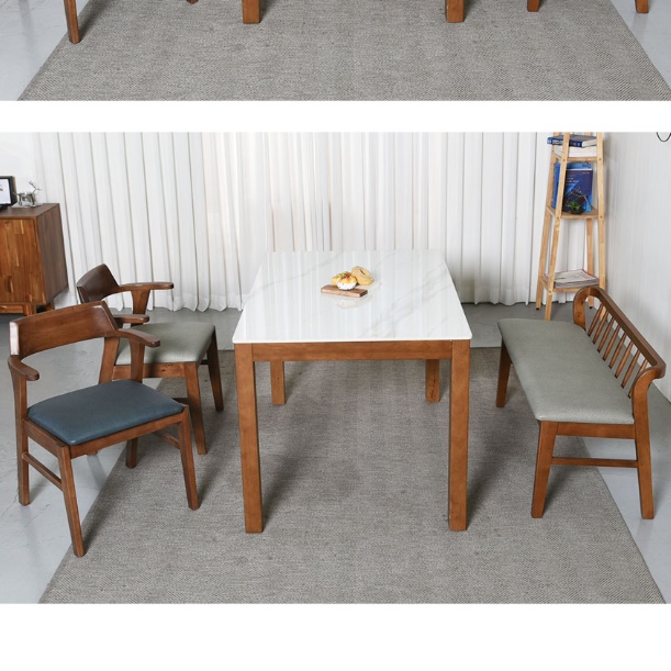 2인 클래식 등받이 벤치 의자 원목 긴 의자 일자의자