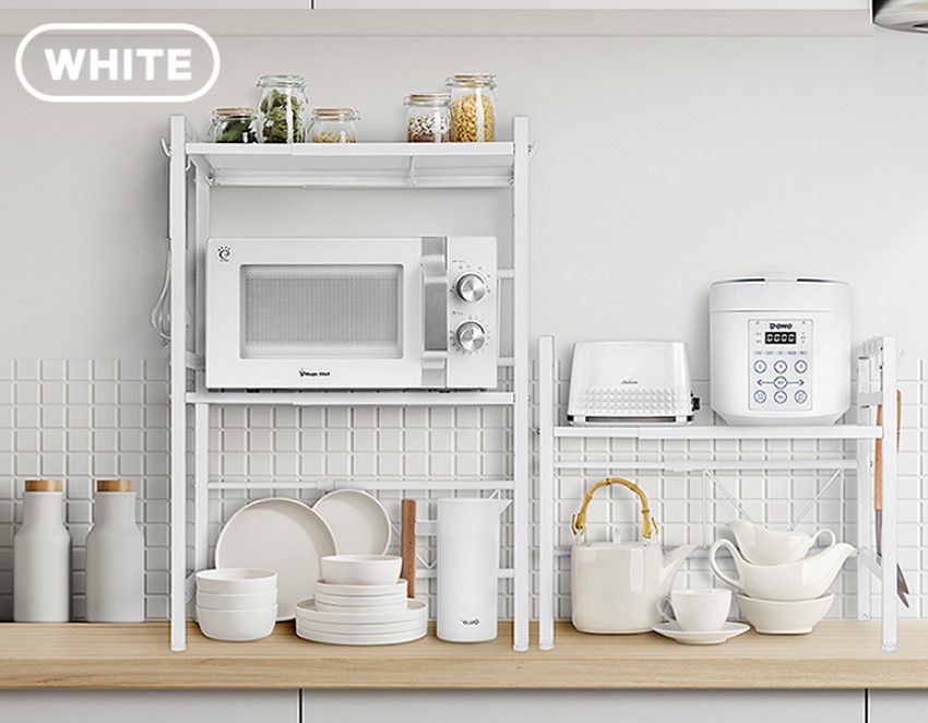 전자레인지 선반 밥솥장 lg광파오븐장 다기능 콤보 렌지대 밥통장 2단