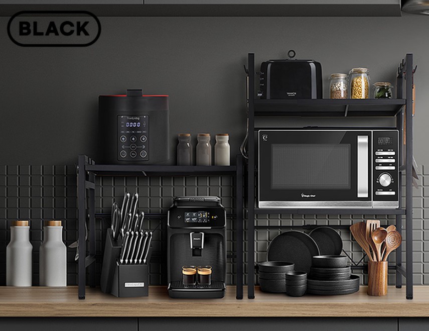 전자레인지 선반 밥솥장 lg광파오븐장 다기능 콤보 렌지대 밥통장 2단