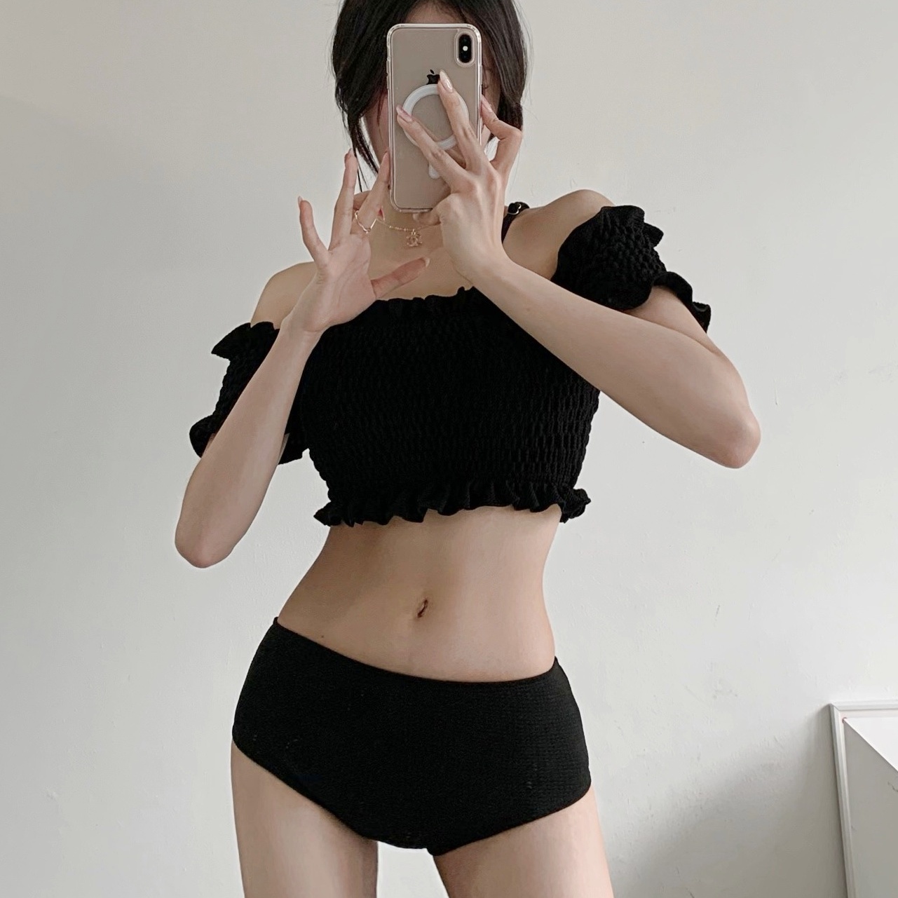 의류 촬영 대행 여성복 도매 소매 언더웨어 비키니 비치웨어 속옷 촬영 블랙 - 상세 이미지 3