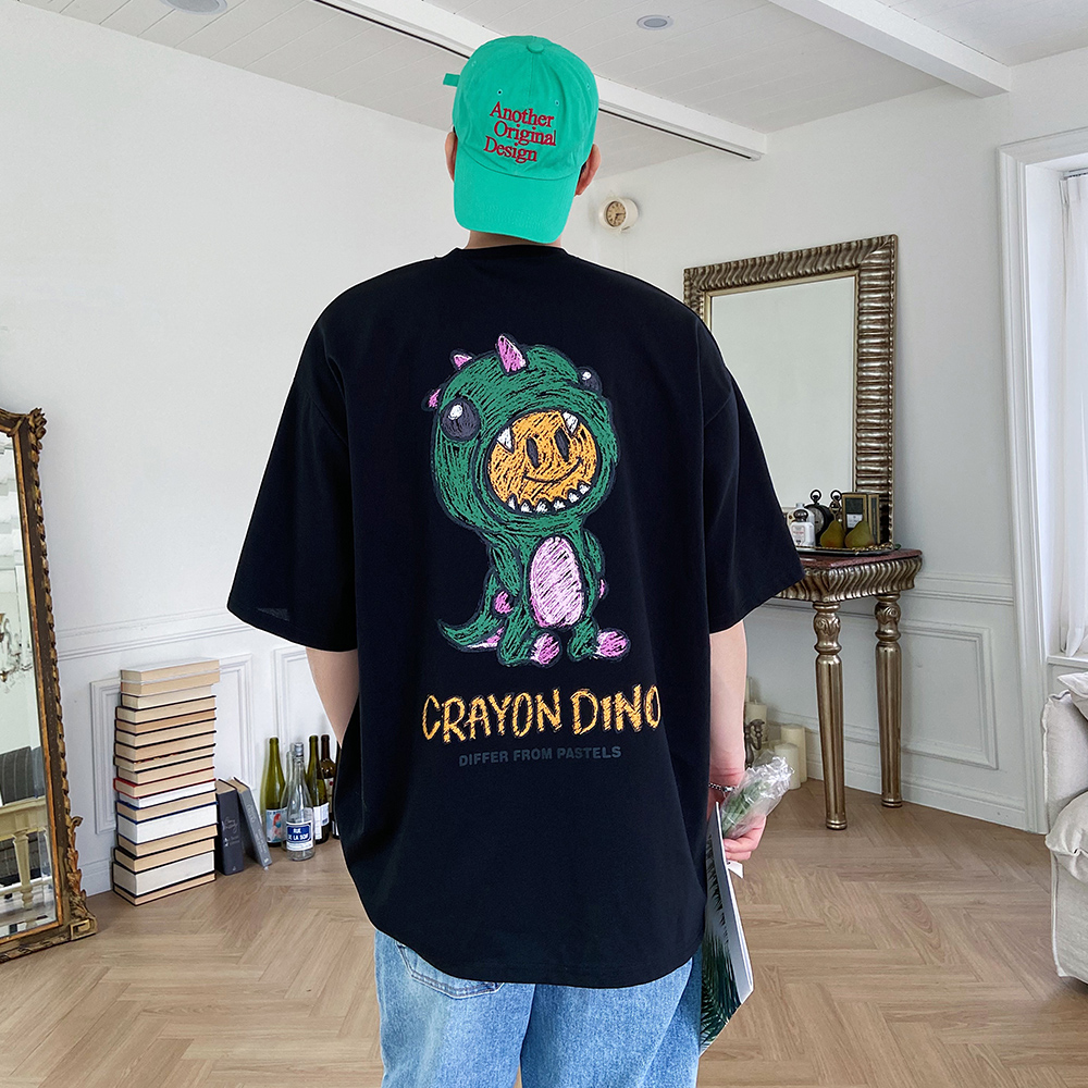 1+1 커플반팔티 남자흰티 - 상세 이미지 3