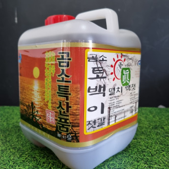 곰소 토백이 멸치액젓 5kg(4L) 맛나젓갈 건어물 - 메인 이미지