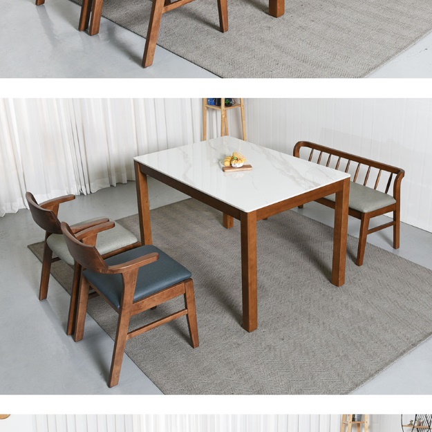 2인 클래식 등받이 벤치 의자 원목 긴 의자 일자의자