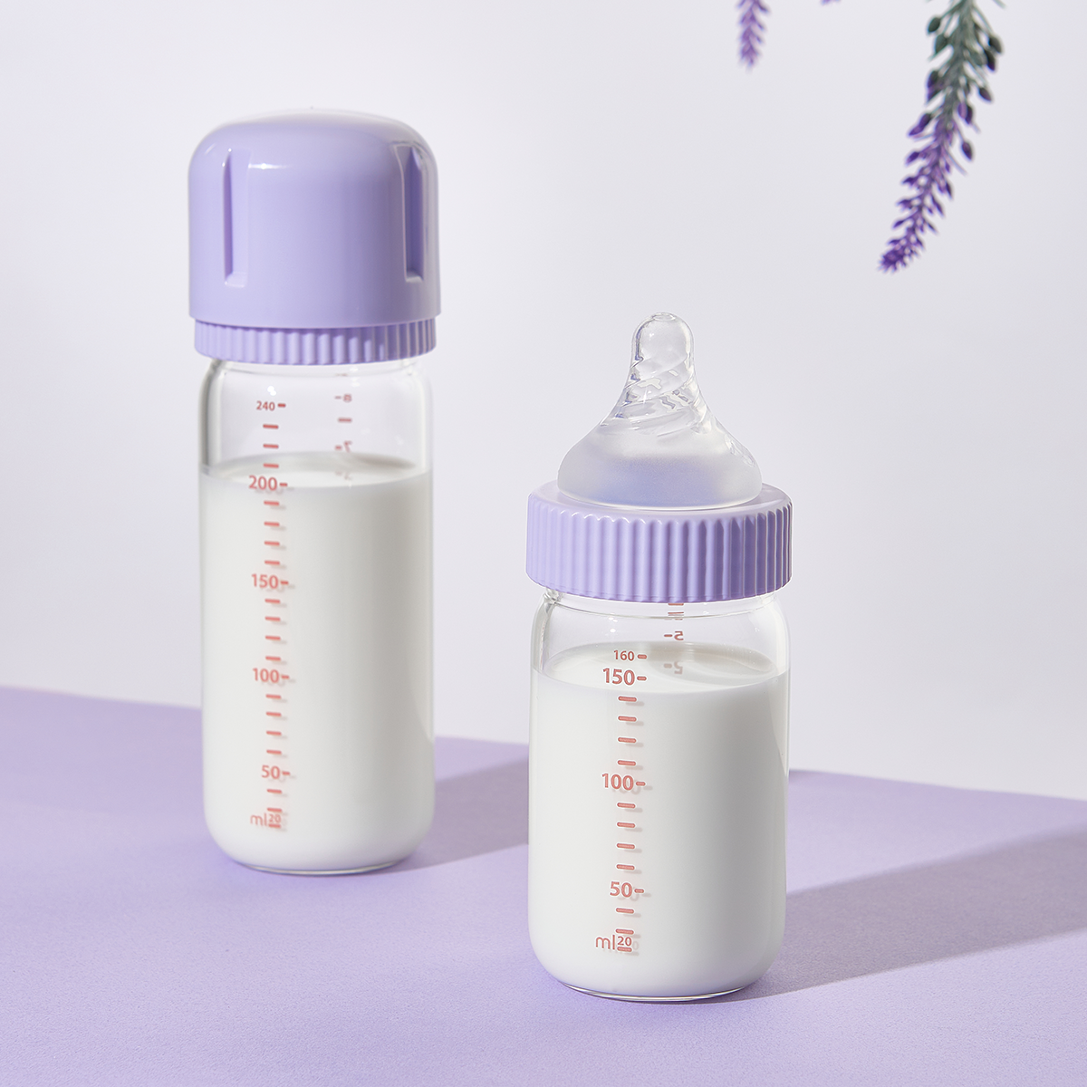 안심유리젖병 160ml 2P 신생아 출산선물 - 상세 이미지 4