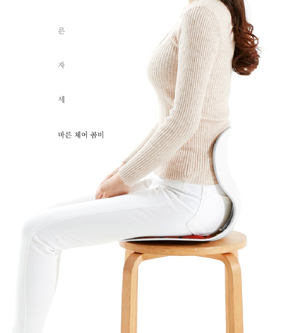 좌식의자 등받이 허리디스크 자세 체형 교정 체어 척추측만증 편안한 허리아플때 보호