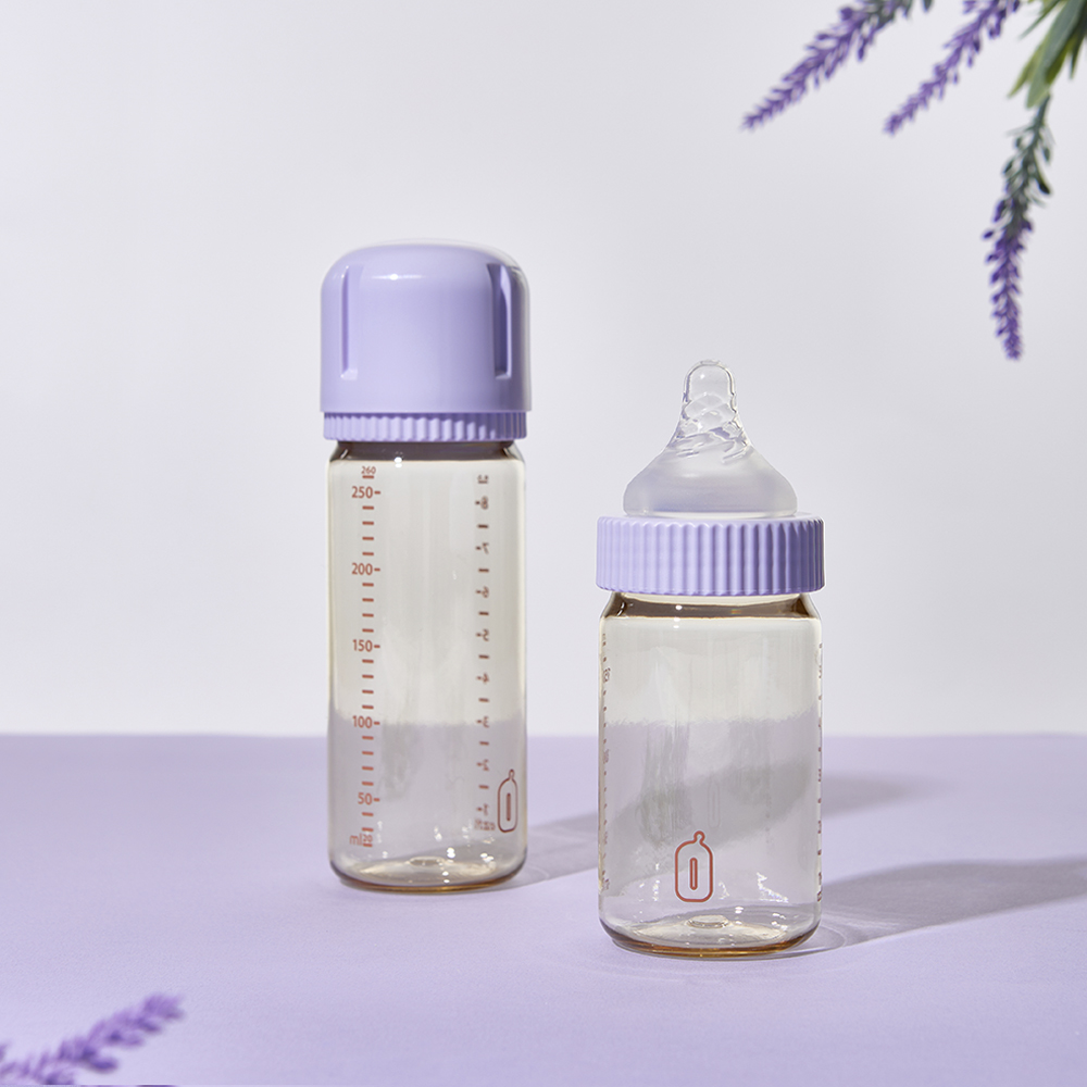 이지케어PPSU 젖병 260ml (노꼭지) 라벤더 3P - 상세 이미지 3