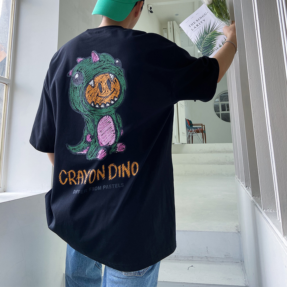 1+1 커플반팔티 남자흰티 - 상세 이미지 2