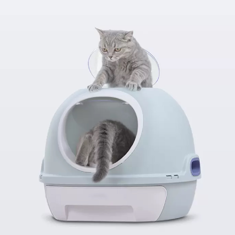 개과천선 서브마린 캣 토일렛 고양이 화장실 돔형태 사막화 방지 초대형 대형 - 상품 이미지