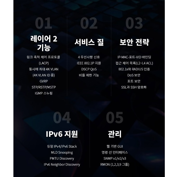 산업용 스위치 랜 허브 16포트 기가스위칭허브 인터넷허브 이미지 6
