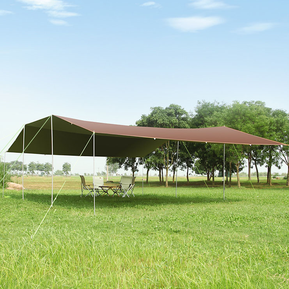 (국내) 초대형타프 대형 타프 스크린 블랙 암막 천막 장박 6x8m 실버 코팅