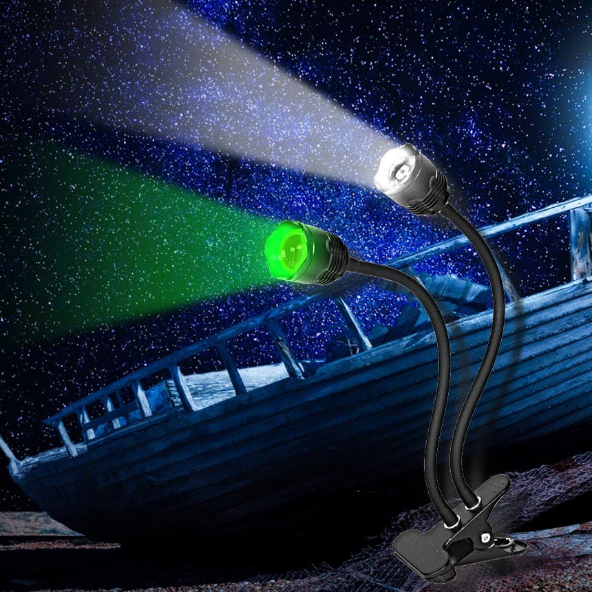 USB 미니 집어등 사용 예시