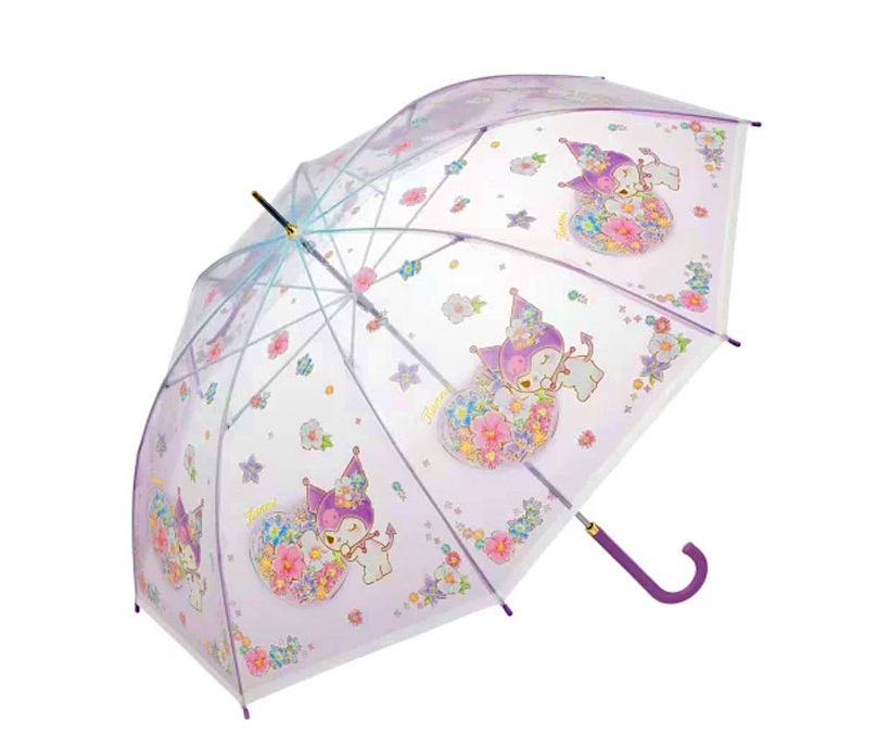 산리오 우산 초등학생 3단 양산 시나모롤 쿠로미 마이멜로디 포차코 투명