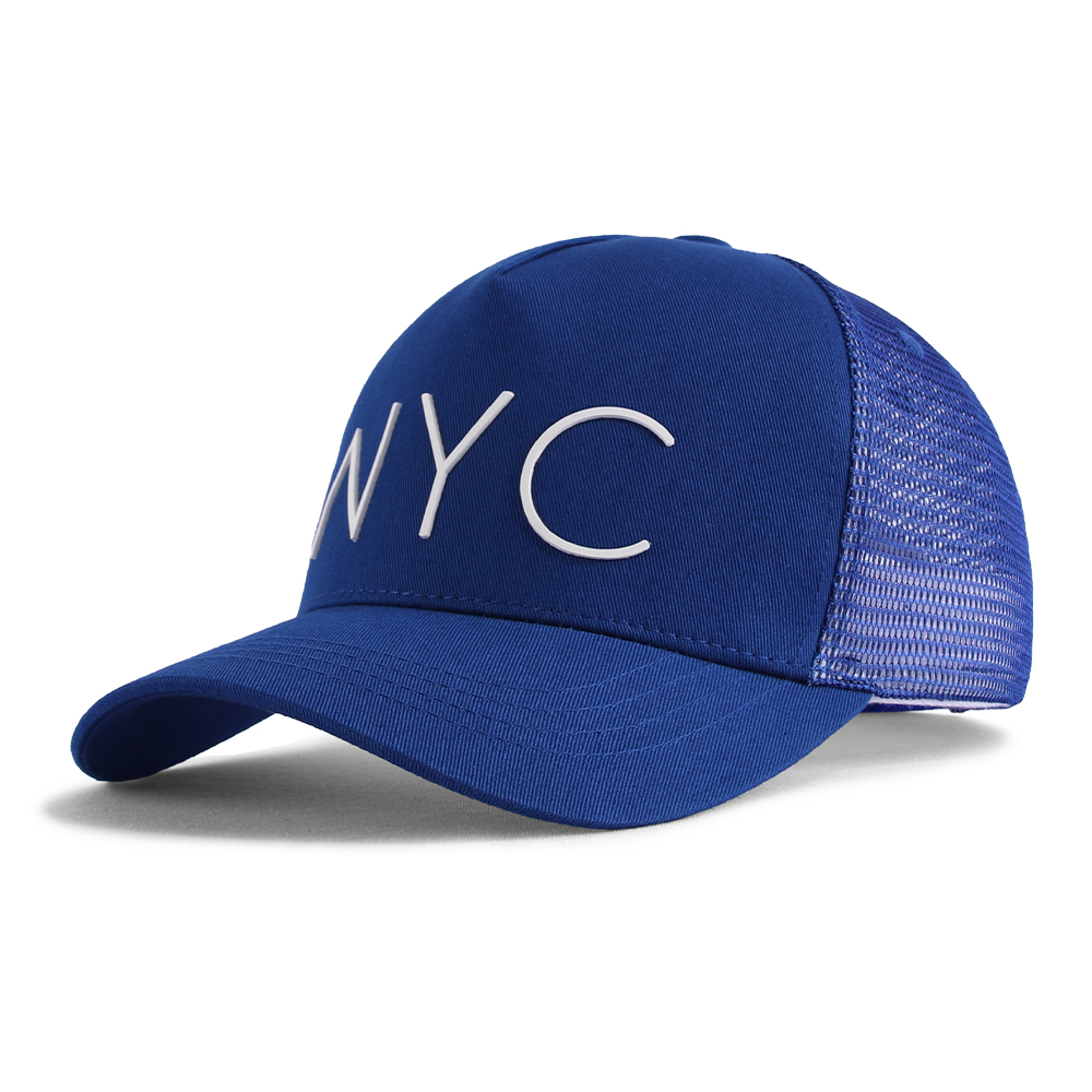 NYC 메쉬캡 여성 워터파크 모자 남자 볼캡 커플 망사모자 물놀이 훔뻑쇼 볼캡 - 상품 이미지