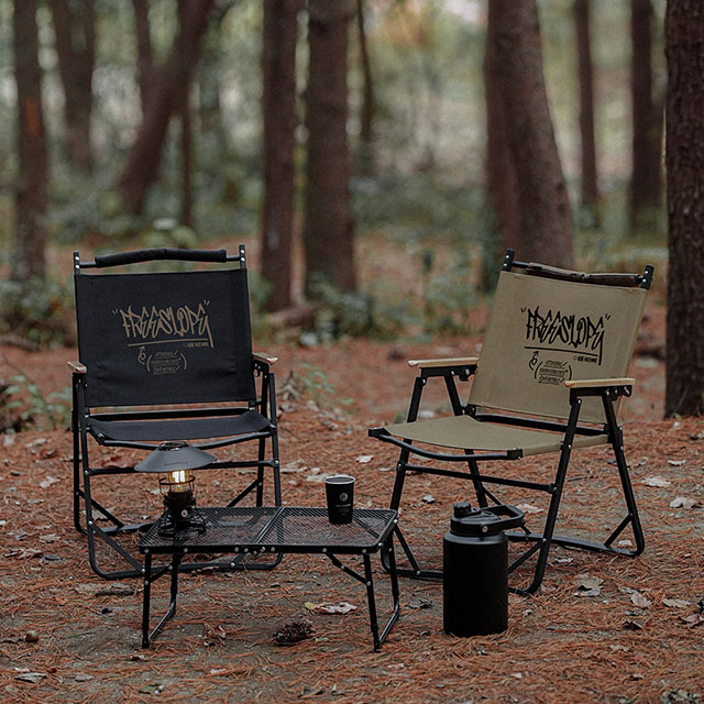 카즈미 캠핑의자 프리 슬롭 각도조절 접이식 캠핑체어 알루미늄 프레임