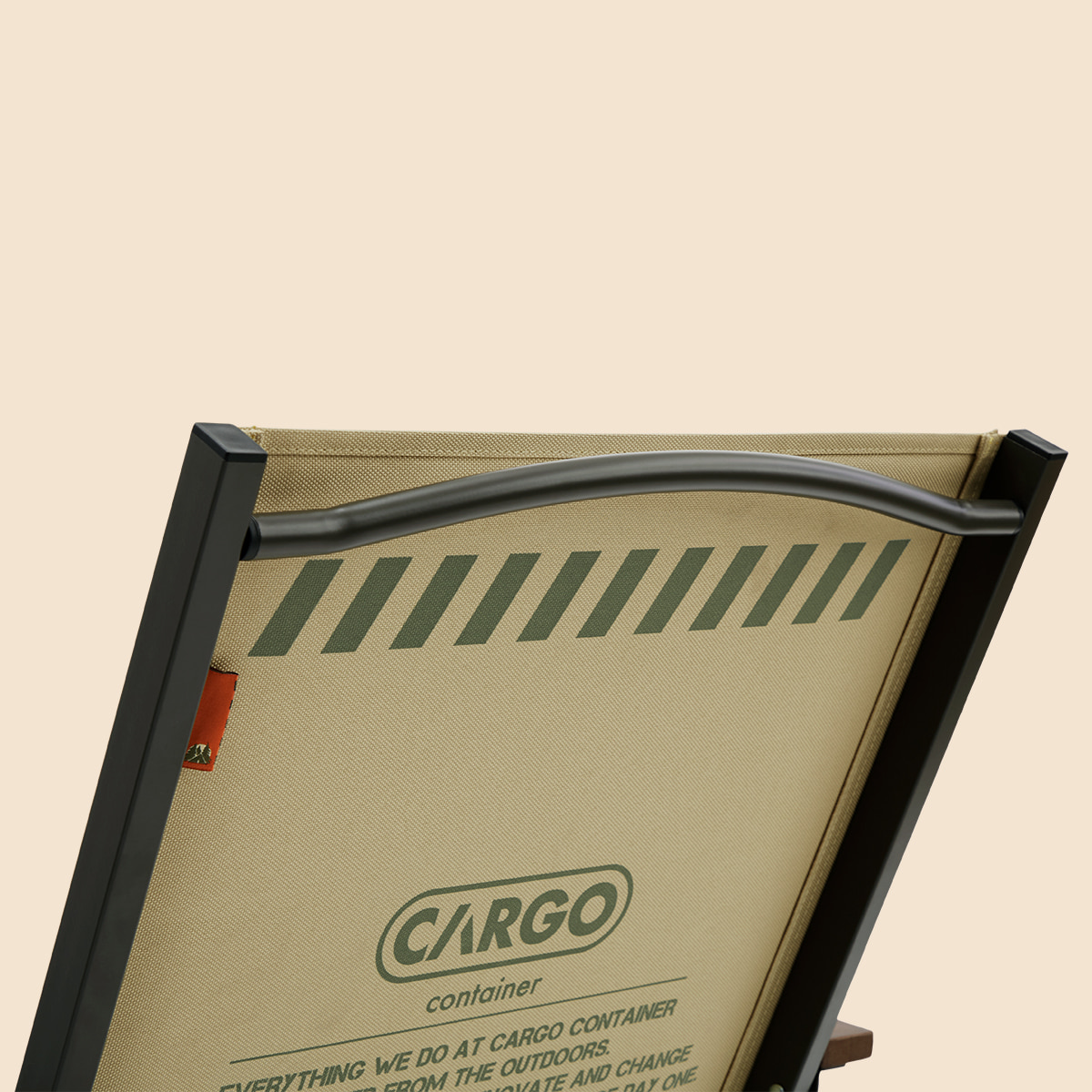 카고컨테이너 캠핑 의자 코지 폴딩 체어 L, 베이지, 1개