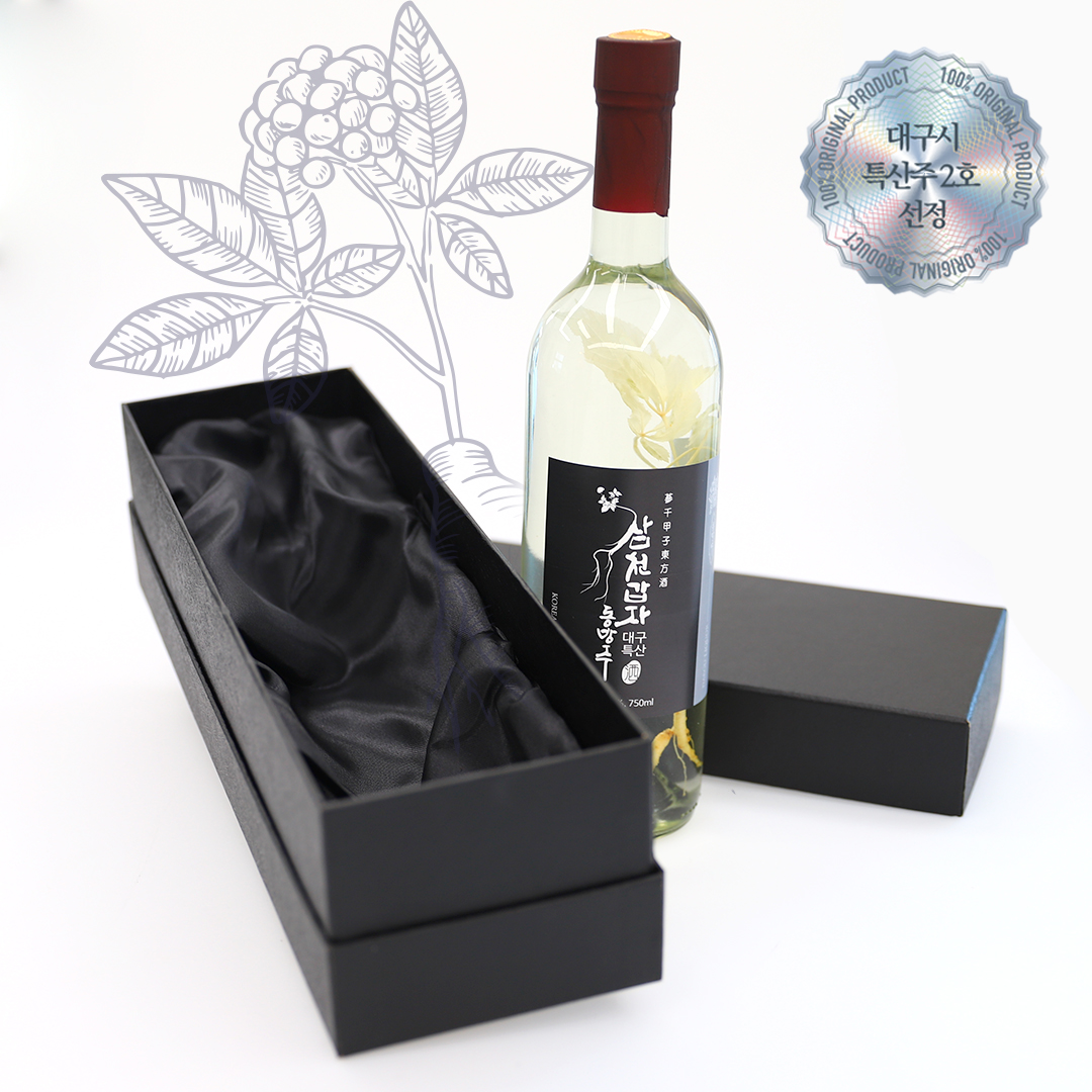 대구전통주 인삼주 인삼 산삼주 산양삼 새싹삼 담근주 인삼선물세트 750ml 18% - 상세 이미지 3