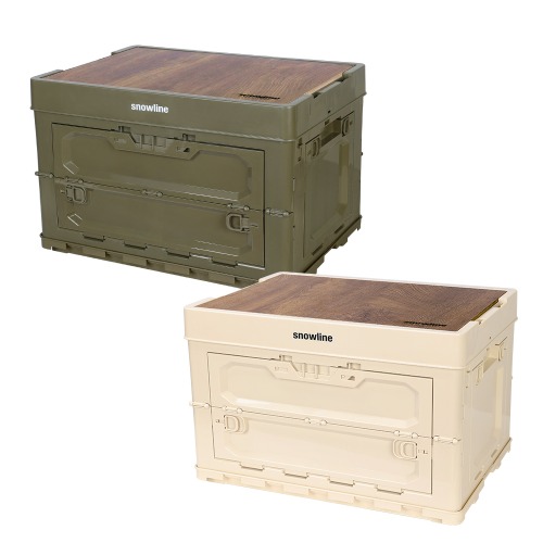 스노우라인 엔조이 폴딩 박스 캠핑 차박 수납 보조테이블(상판포함)
