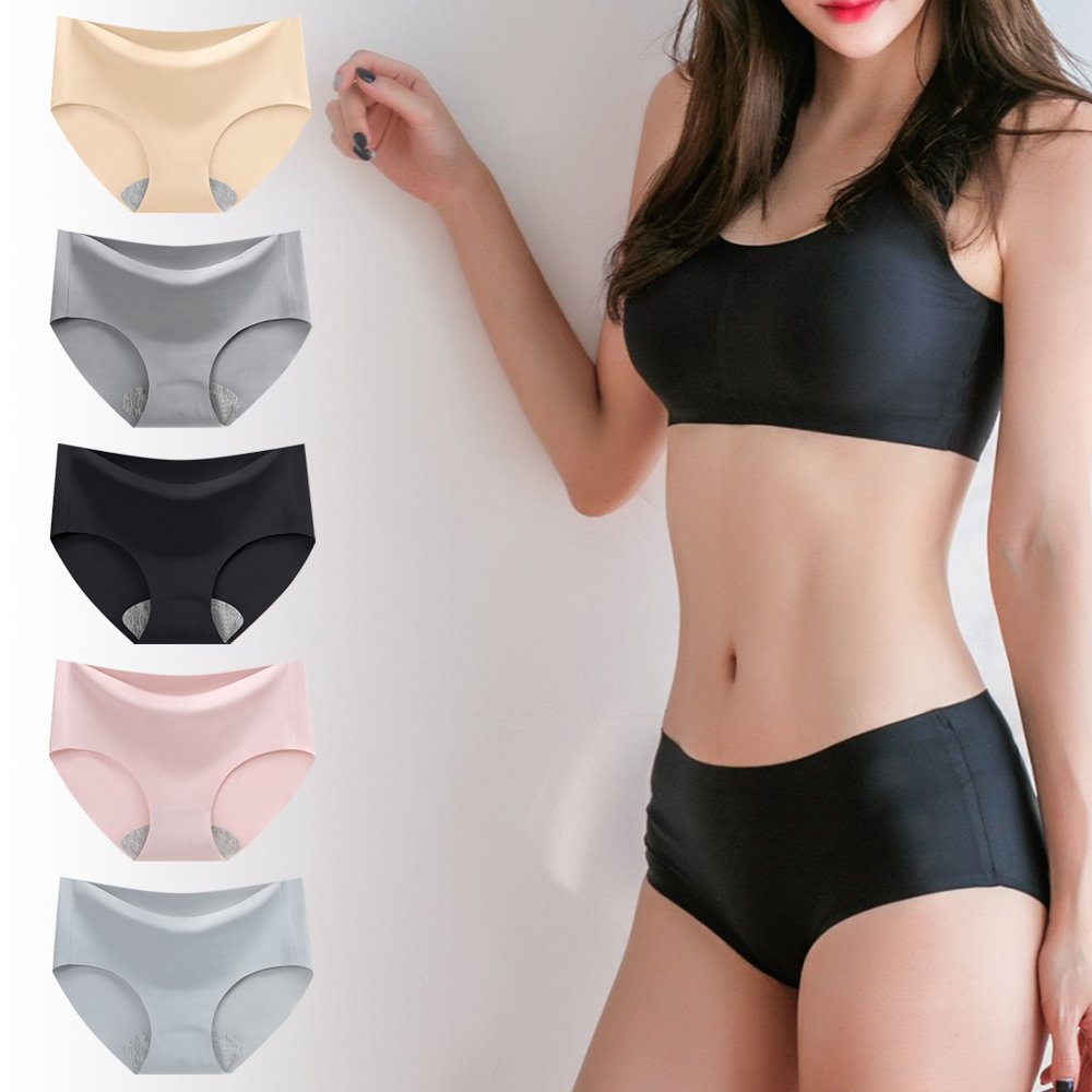 [4+1] 심리스팬티 노라인 여성팬티 레깅스 햄팬티 여자 팬티 여름 무봉제