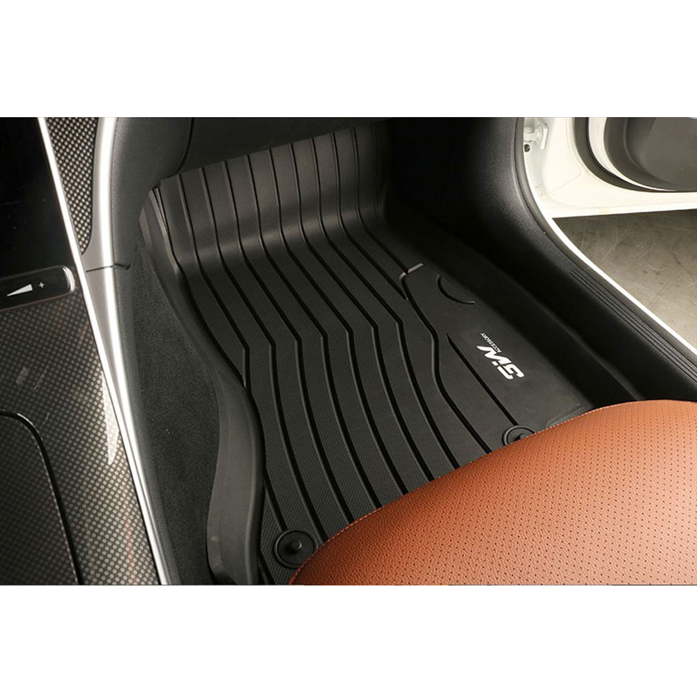 3W 에코라이너 TPE 카매트 3D 고무 바닥매트 벤츠 C클래스 W206, 운전석+조수석+뒷자석 - 상세 이미지 3