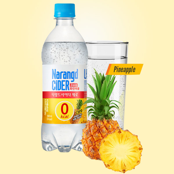 나랑드사이다 파인애플 500ml x 20개 - 상품 이미지