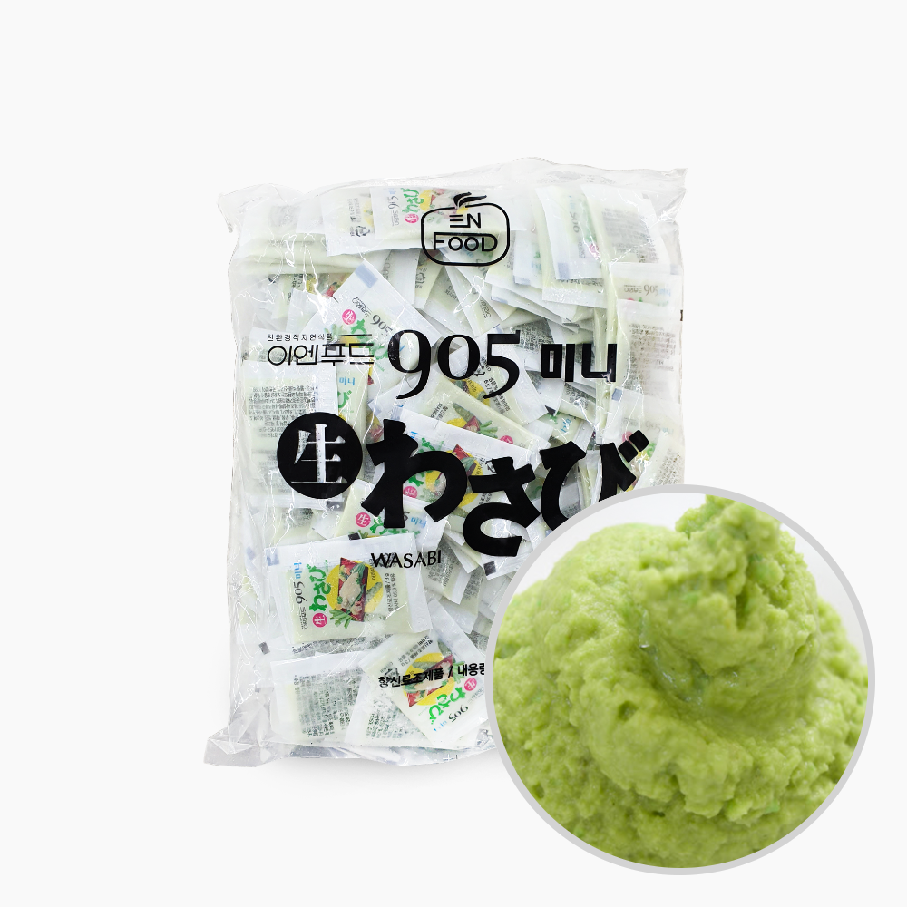 이엔푸드 미니 905 냉동 생와사비 (3gX200개입) 600g, 1개