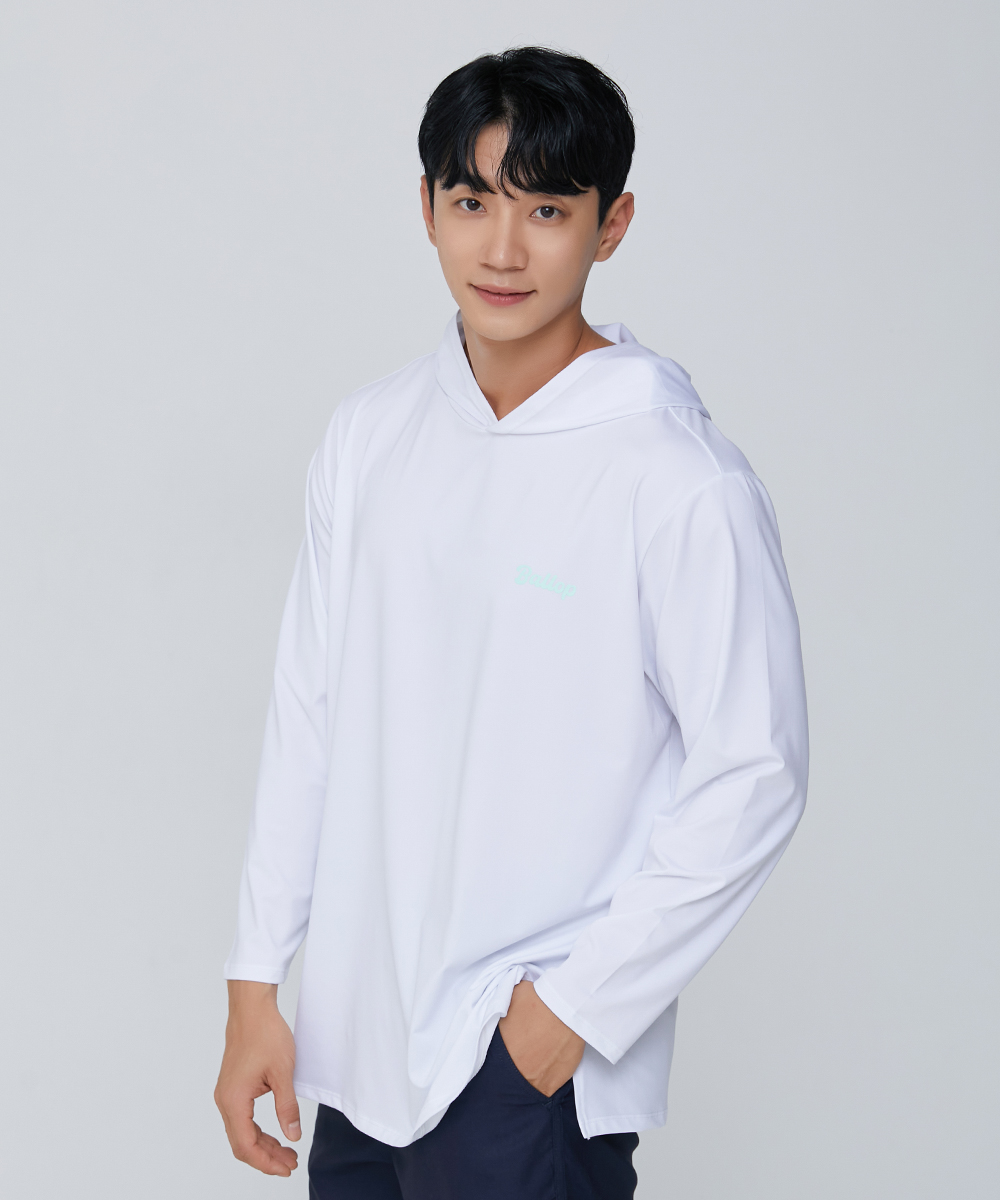 밸롭 임팩트 세미오버 후드티셔츠 화이트 2개 구매 시 추가할인 - 상세 이미지 5