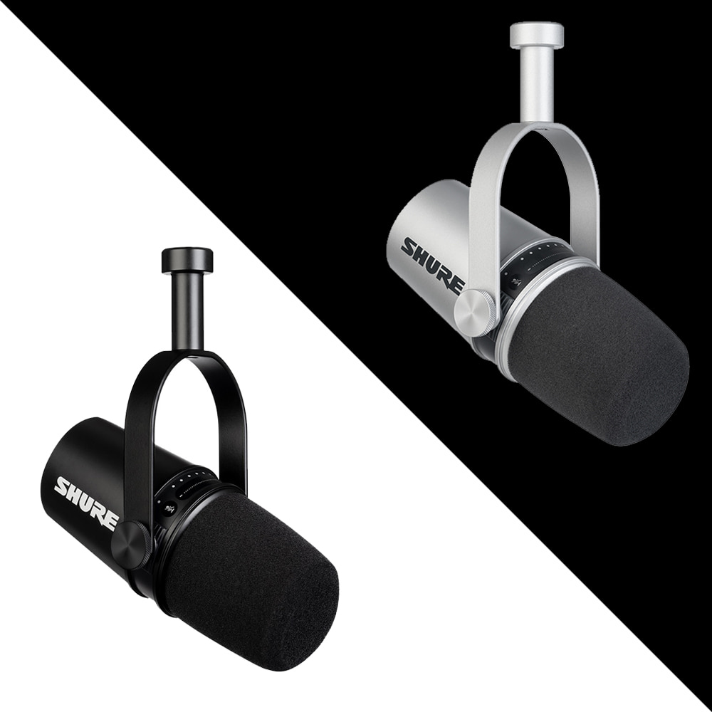 슈어 MV7 레코딩 마이크 블랙