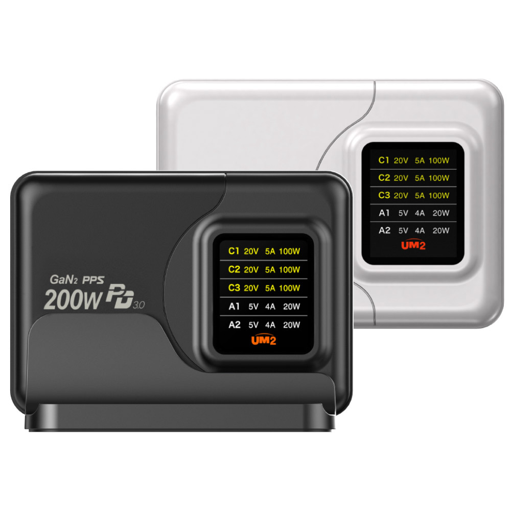 LED 디스플레이 PD USB C타입 PPS 노트북 초고속멀티 GAN충전기 LCD240W - 상세 이미지 5