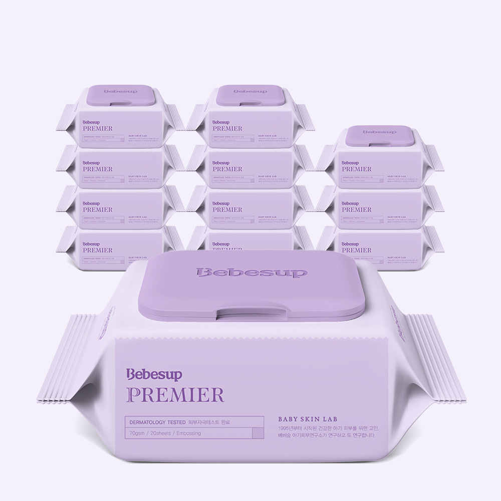 베베숲 프리미어 20매 휴대 캡 12팩