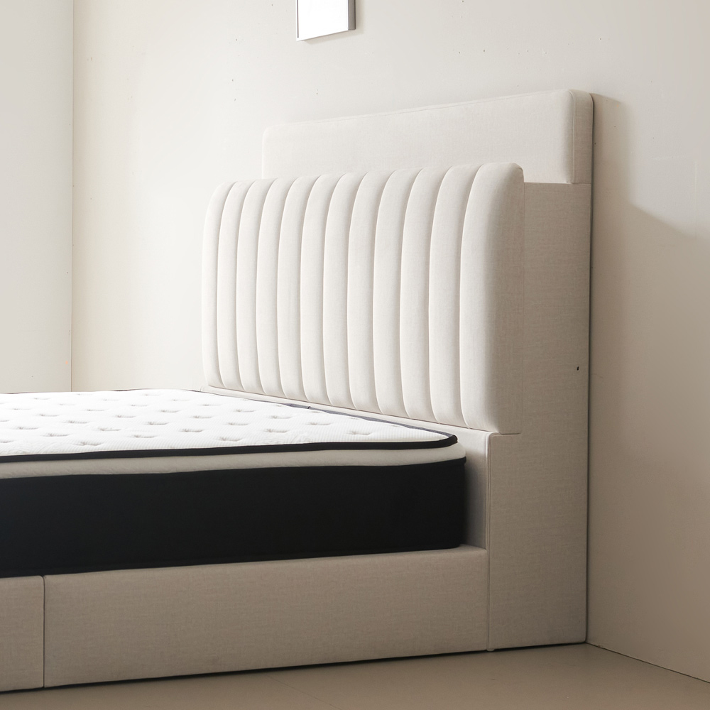 슈비아 패브릭 호텔 침대 헤드보드 선반 맞춤 주문제작 싱글