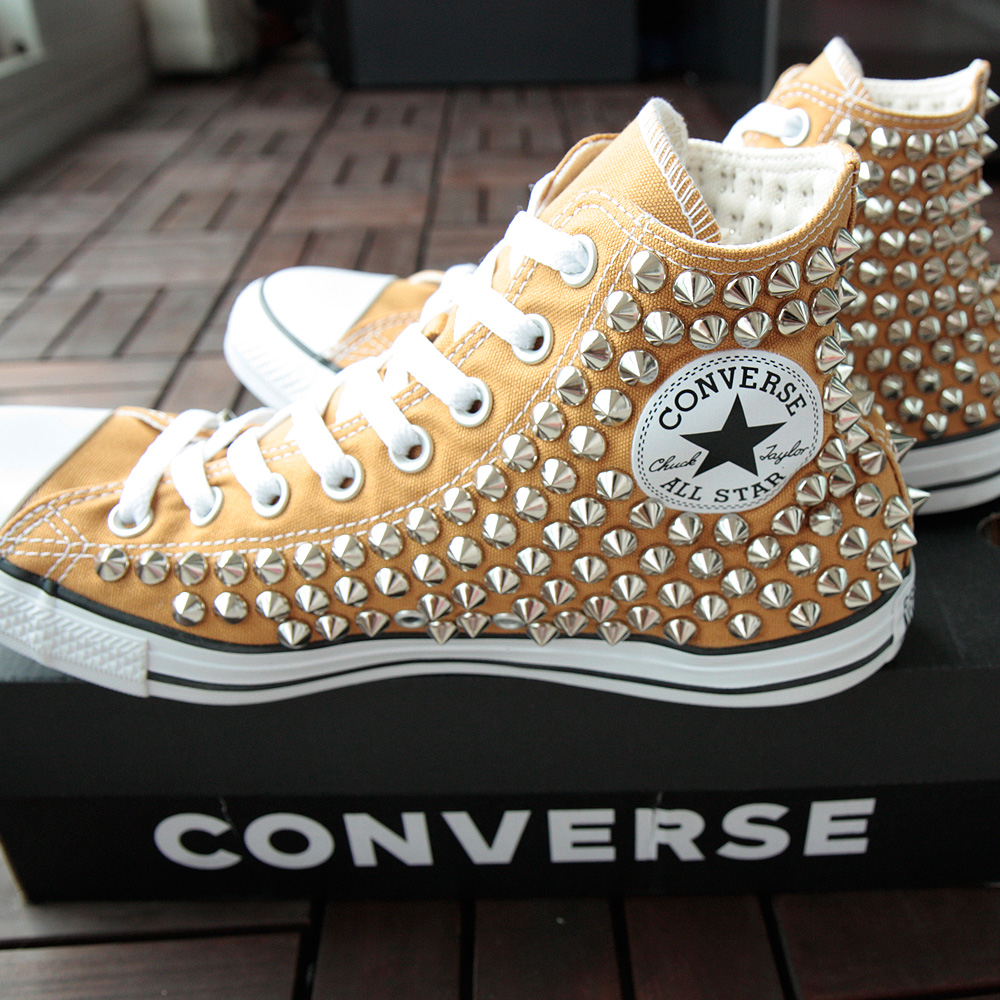 컨버스 척테일러 올스타 번트허니 리폼 찡 CONVERSE With Studs 이미지 6