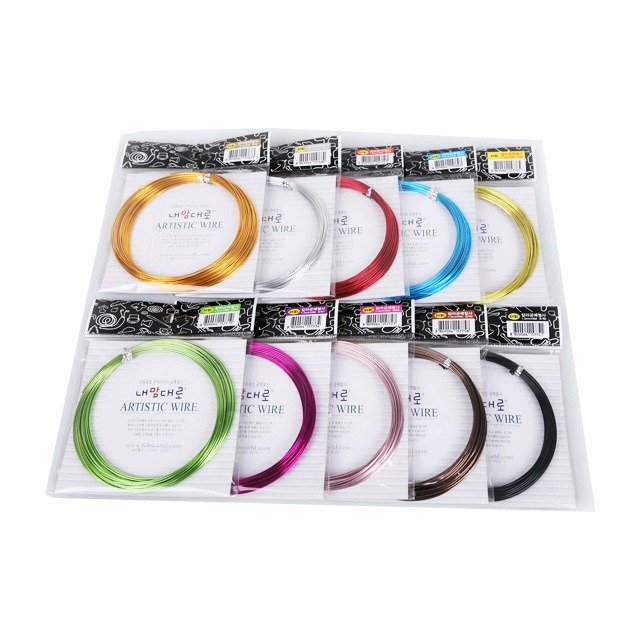 칼라 공예 철사 1mm 길이 8m 금색 구부러지는 철사 실사용 후기 | 효과 있을까? - 대표 이미지