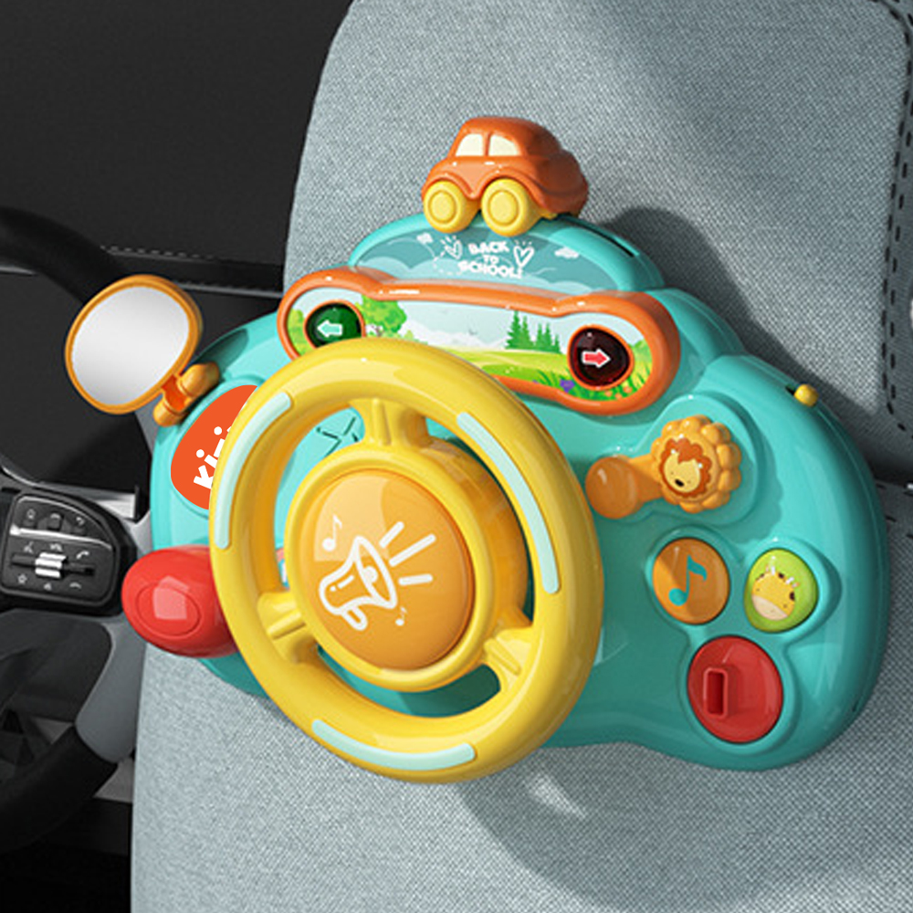 키저스 고고 드라이빙 핸들 운전놀이 아기 유아 자동차 카시트 유모차 장난감 선물