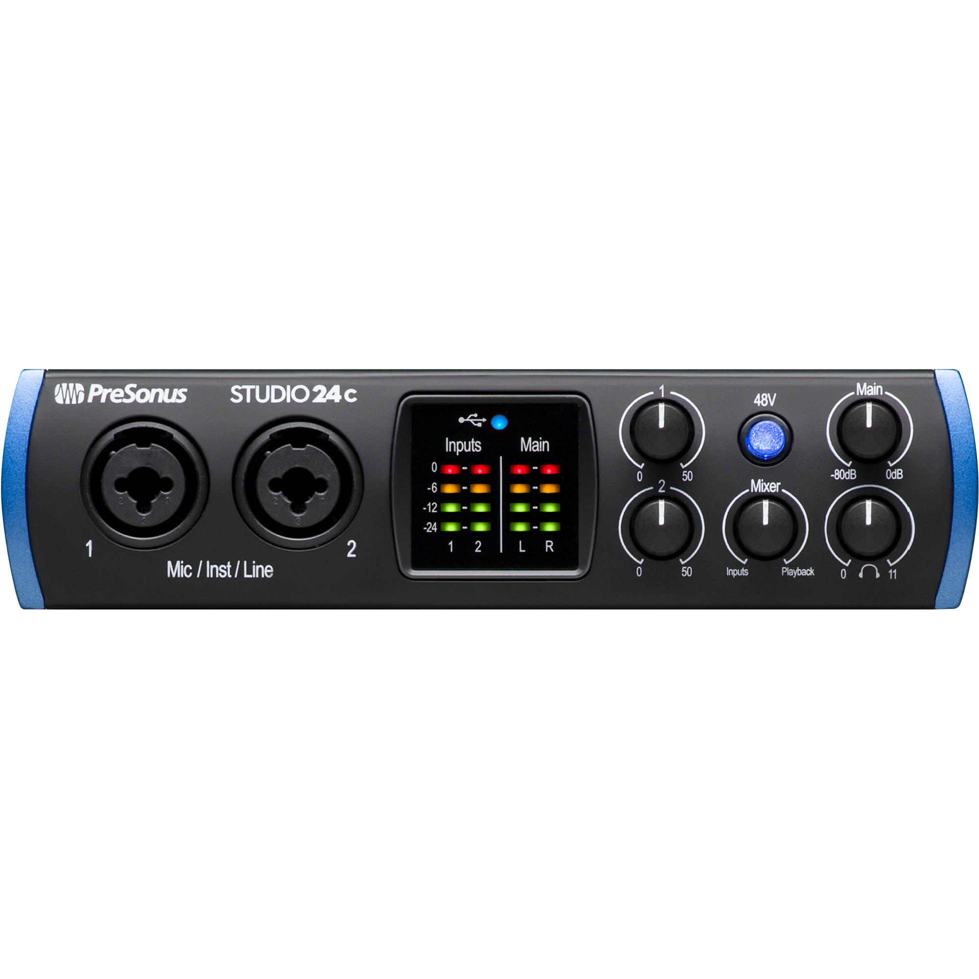 PRESONUS Studio 24c 프리소너스 USB 오디오 인터페이스 스원6 제공 - 상세 이미지 2