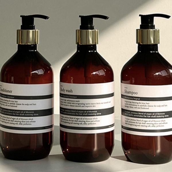 샴푸디스펜서 통 호텔 공병 욕실 펌핑용기 리필 500ml - 상세 이미지 4