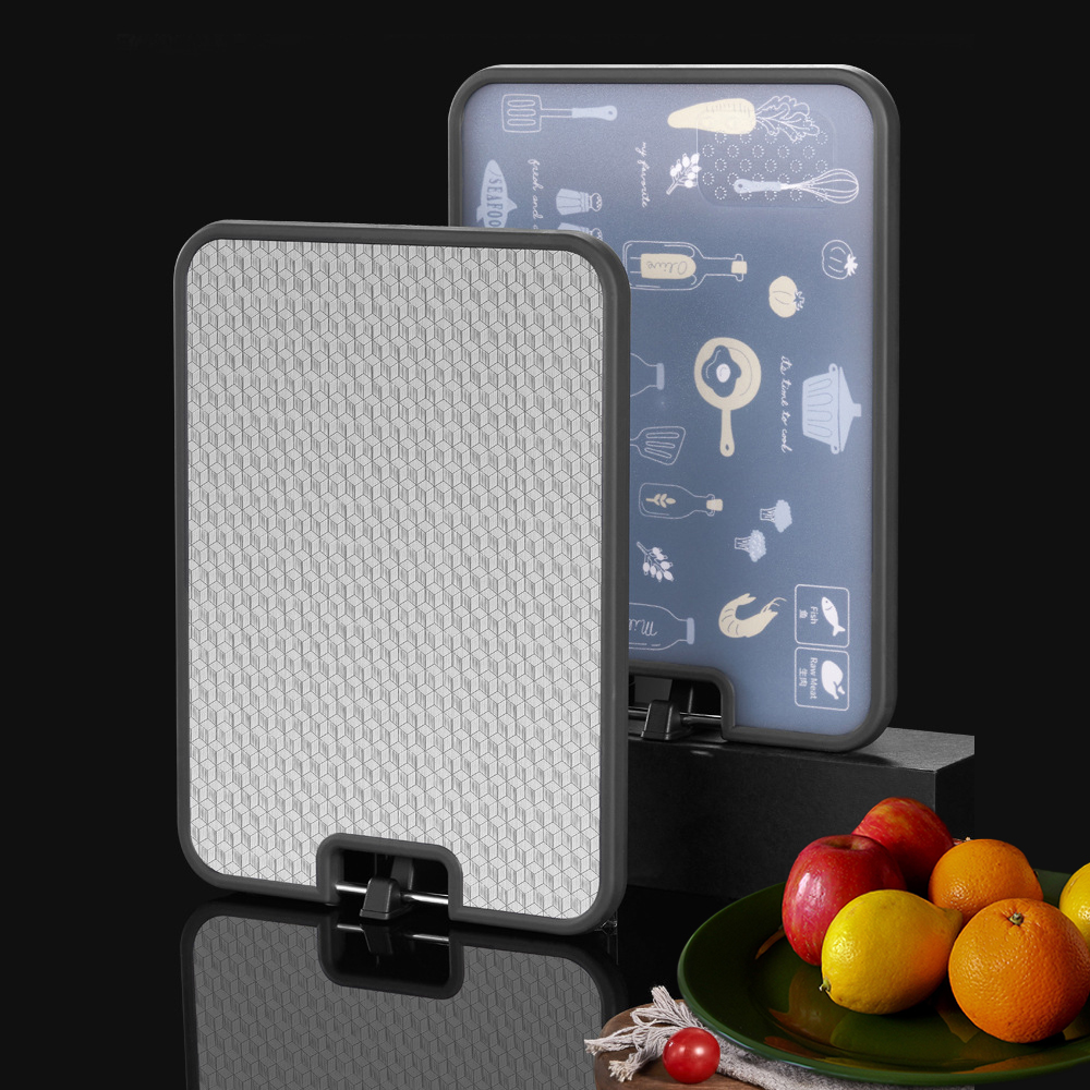 스텐 양면 위생 도마 칼갈이 도마거치대