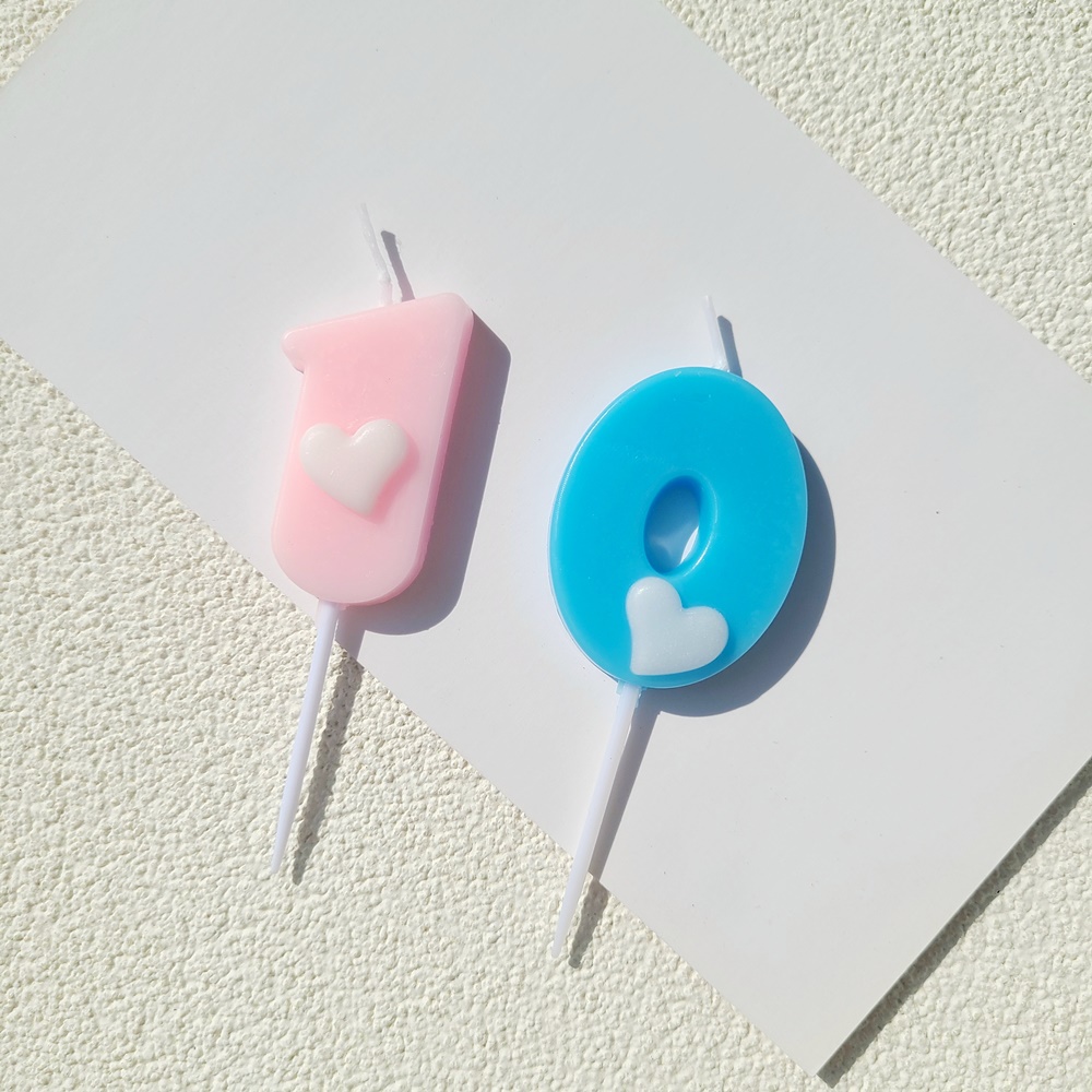 하트 숫자초 케이크 이벤트 생일 초 - 상세 이미지 5