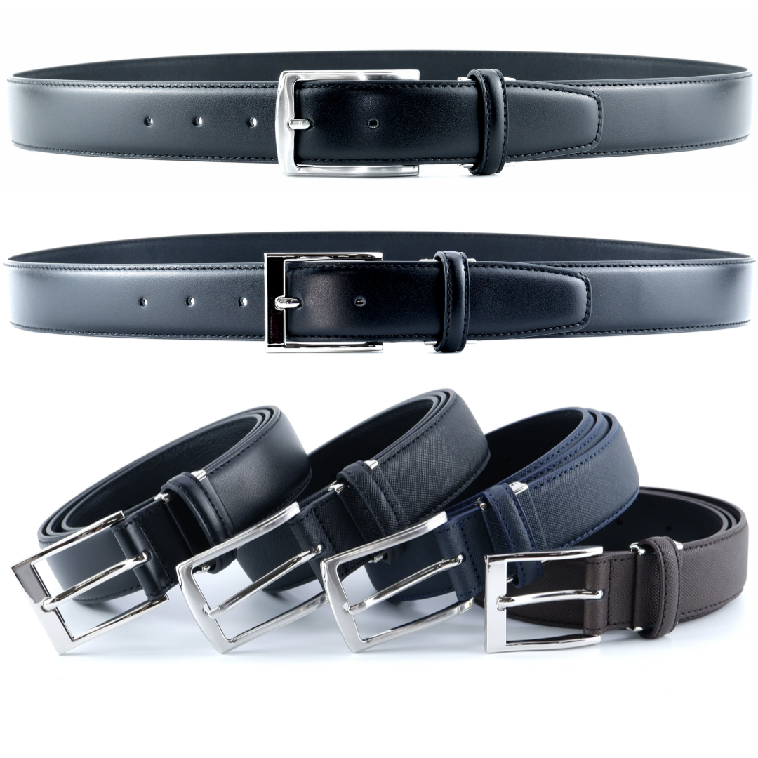 소가죽 허리띠 남자 벨트 빅사이즈 끈 폭 32MM - 상품 이미지