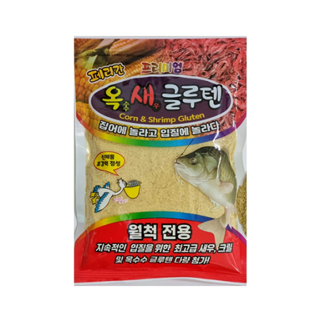 옥새글루텐 옥수수 새우 글루텐 민물낚시 떡밥 미끼 집어제 - 상품 이미지